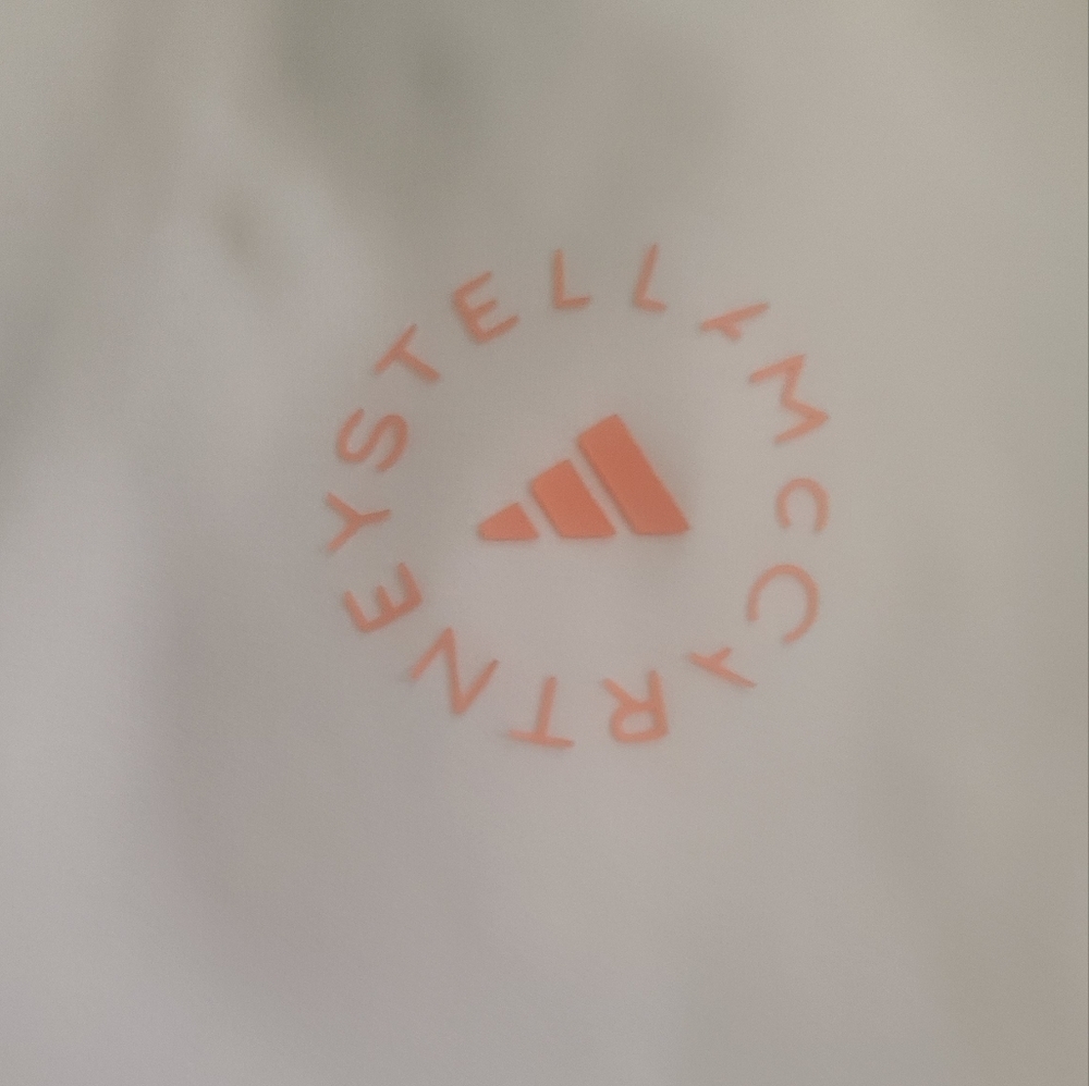 ADIDAS STELLA MCCARTNEY STRETCH WHITE WORKOUT TOP XS hp🔥🔥🔥 - Picture 3 of 9